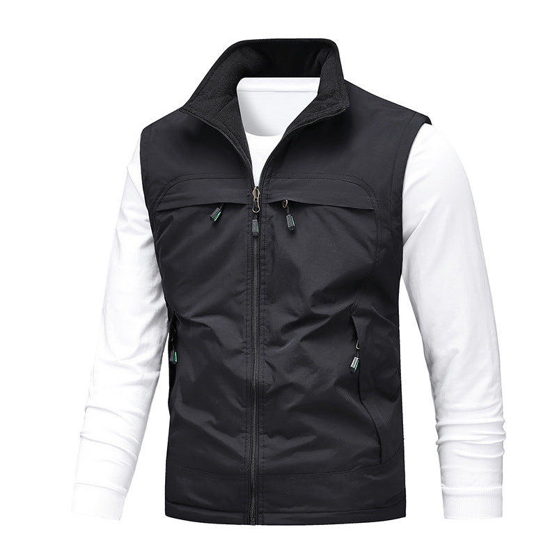 Herren Atmungsaktive Photografen-Utility‑Weste mit Mesh‑Innenfutter und Mehrfach‑Taschen Shop Nory
