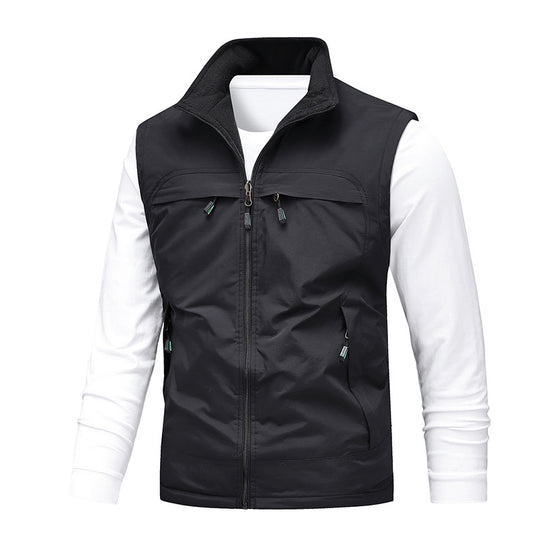 Herren Atmungsaktive Photografen-Utility‑Weste mit Mesh‑Innenfutter und Mehrfach‑Taschen Shop Nory