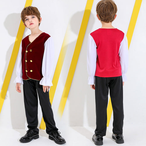 Jungen-Märchenkostüm mit detailverliebt Shirt und Hose Shop Nory