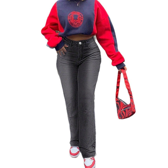 Damen Hochtaillierte Slim‑Straight Denim‑Jeans mit sculptendem Taillenbund Shop Nory