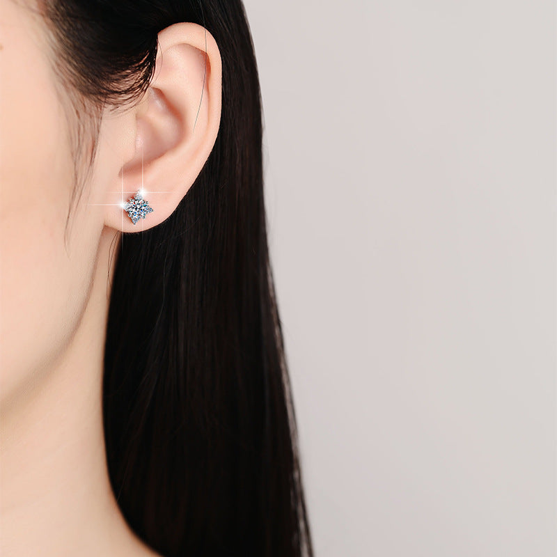 Damen Funkelnde Ohrringe mit Kristallen Shop Nory