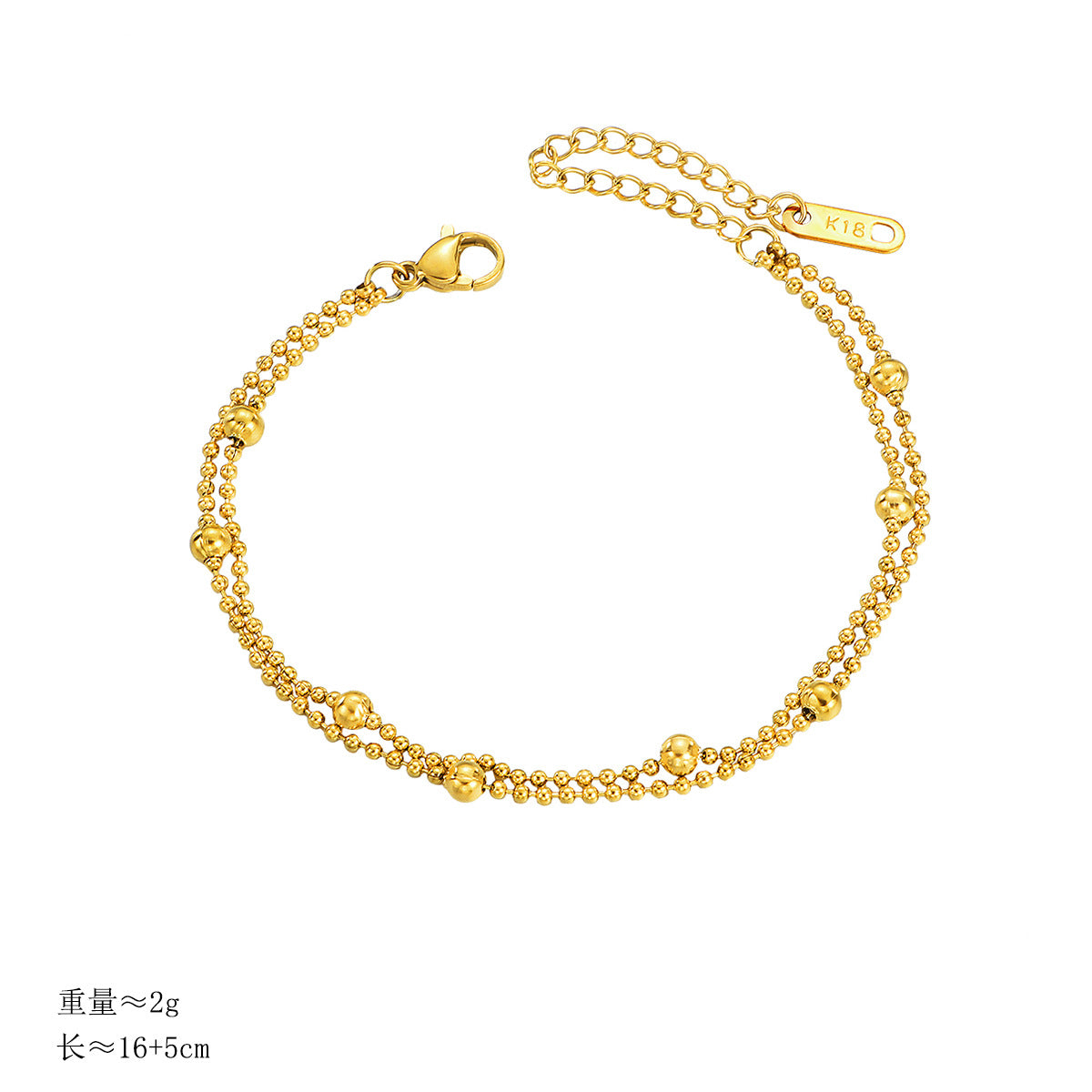 Damen filigranes Armband mit glänzenden Perlen und eleganter Kettengestaltung Shop Nory