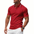Herren Polo-Shirt mit modernem Kragen und atmungsaktiver Struktur ShopNory