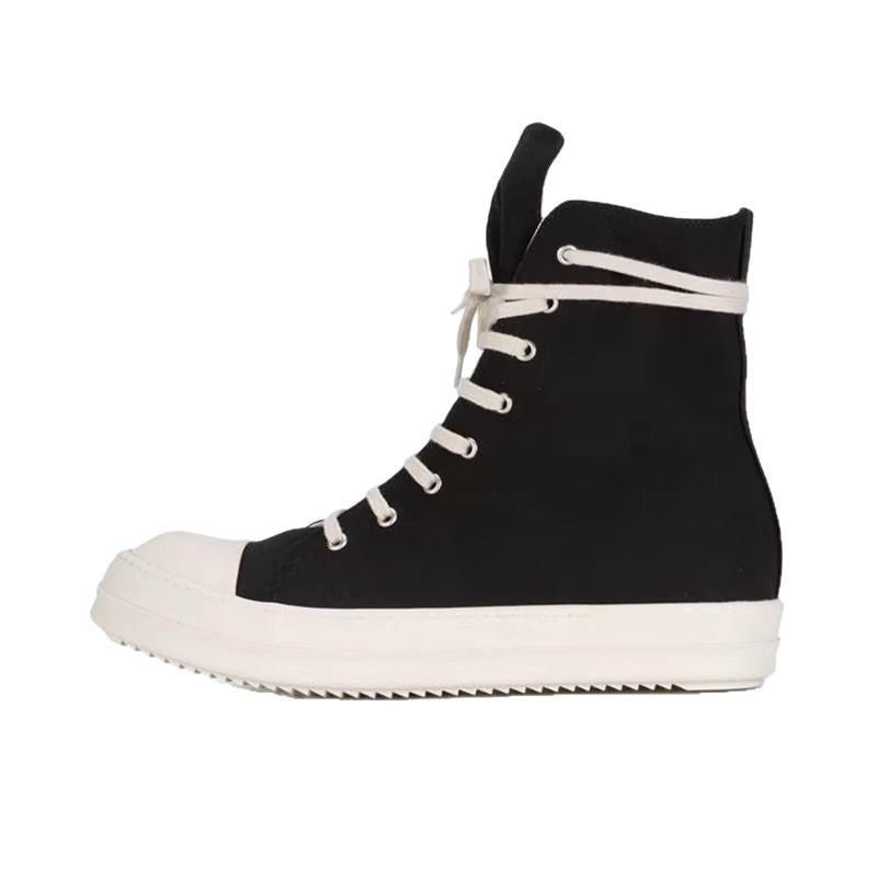 Herren High-Top Plateausneaker mit Reißverschluss und dicker Gummiplattform Shop Nory