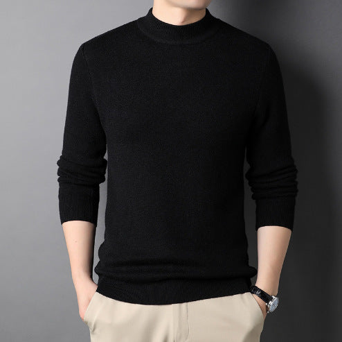 Herren Pullover mit hohem Kragen