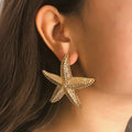 Damen Ohrstecker im maritimen Stern-Design