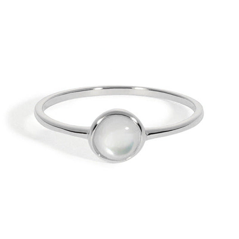 925 Sterling Silber Opal Geometrische Ringe 925 Sterling Silber Ringe | Shop Nory