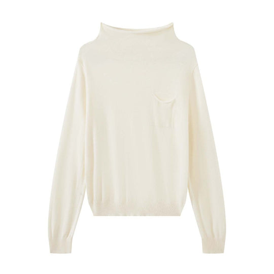 Damen Leichter Feinstrick-Kapuzenpullover mit dezenter Brusttasche Shop Nory