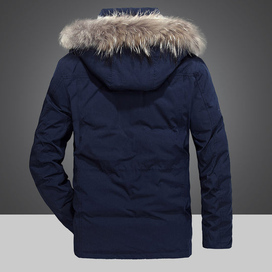 Herren Thermo-Parka mit Kapuze und Kunstfellbesatz, wasserabweisend und multifunktional Shop Nory