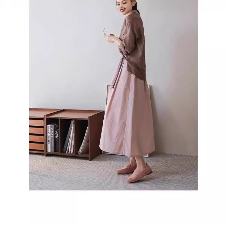 Damen Elegante und lässige Maxiskirt Shop Nory
