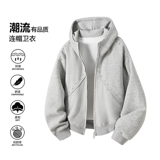 Damen Sportliche Sweatjacke mit Raffungen Shop Nory