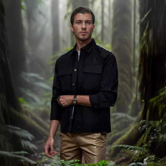 Herren lässige Sommerjacke mit Windschutz