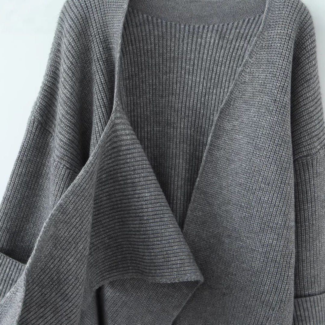 Damen Oversized Rollkragen‑Strickpullover mit Rippstruktur Shop Nory