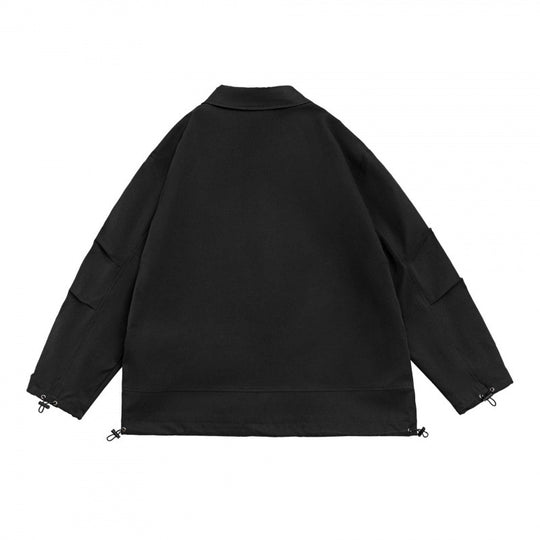 Unisex Oversize-Blazerjacke im Utility-Look mit Tunnelzug und aufgesetzten Eingrifftaschen Shop Nory