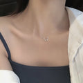 Damen filigrane Halskette mit zartem Schmetterlingsanhänger Shop Nory