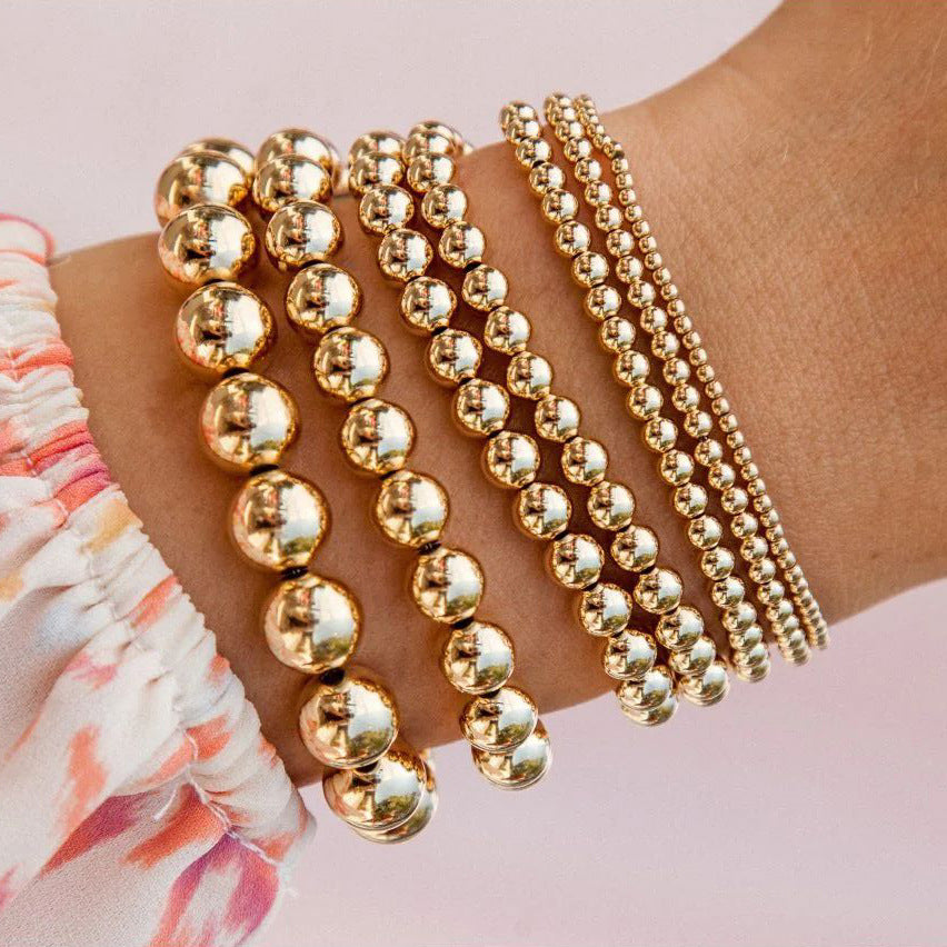 Damen Perlenarmband-Set mit funkelnden und variierenden Größen Shop Nory