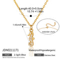 Damen Halskette mit charmantem Seepferdchen-Anhänger aus hypoallergenem Edelstahl Shop Nory