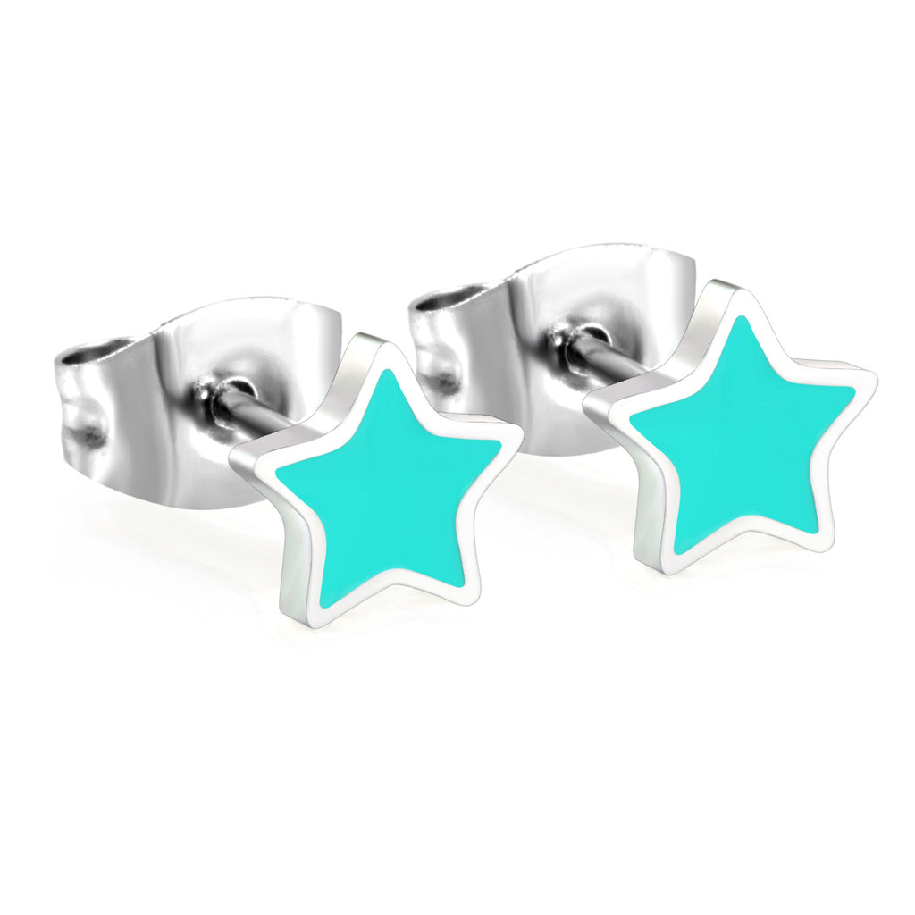 Damen Ohrstecker im Sternen-Design aus hochwertigem Edelstahl Shop Nory
