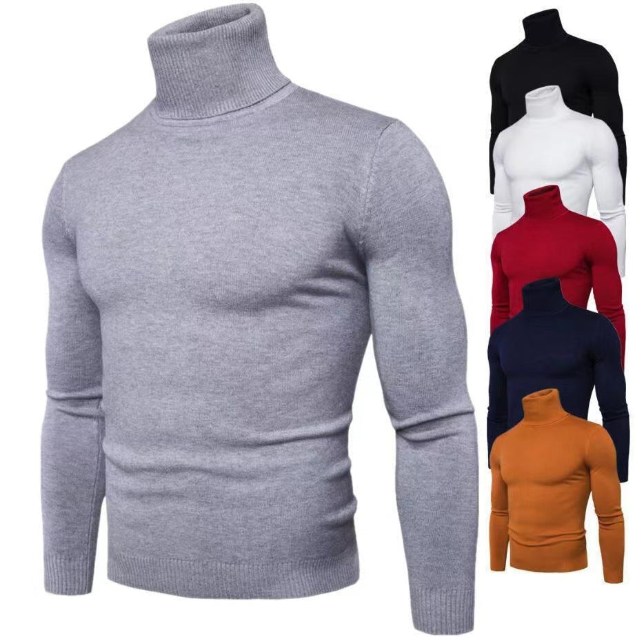 Herren Rollkragenpullover aus hochwertiger Baumwolle