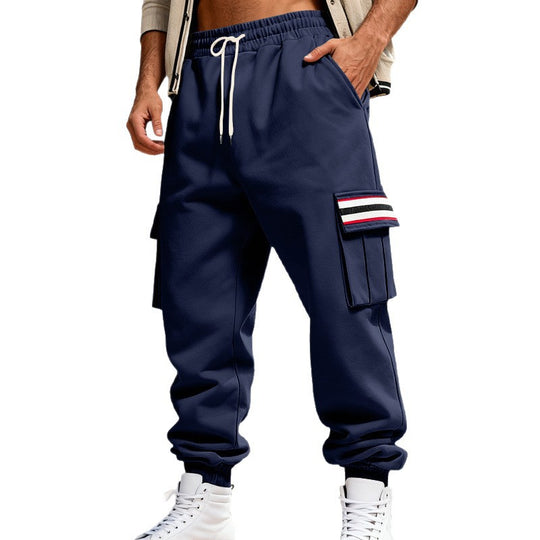 Herren Cargo-Joggerhose mit aufgesetzten Klappentaschen und elastischem Bündchen Shop Nory