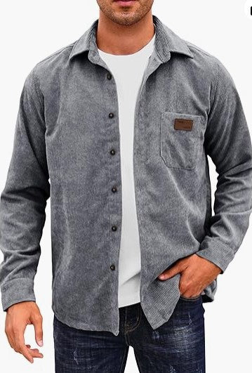 Herren Cordhemd