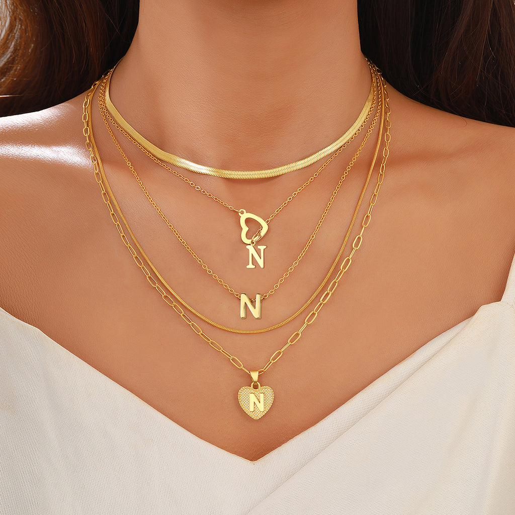 Damen Halskette Set mit modernen Anhängern und eleganten Kettendesigns Shop Nory