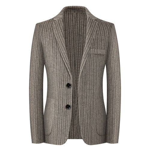 Herren stilvolle gestreifte Blazer Shop Nory