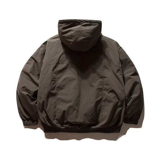 Herren Leichte wind- und wasserabweisende Kapuzenjacke im Boxy‑Oversize‑Cut mit Elastikbündchen Shop Nory