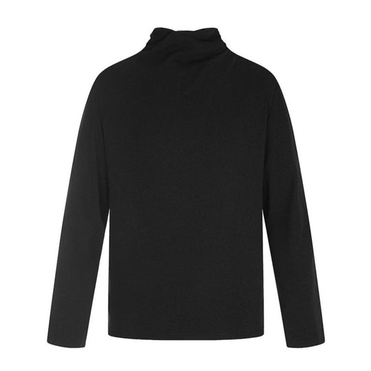 Herren Langarmshirt mit weitem Stehkragen aus softem Jersey Shop Nory