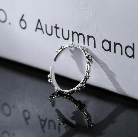 Damen Offener Ring mit kunstvollem Muster Shop Nory
