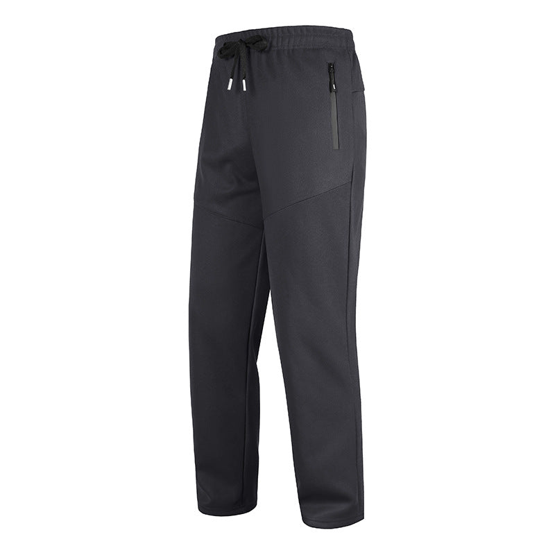 Herren Athletische Freizeit-Jogginghose mit Elastikbund, Reißverschlusstasche & ergonomischen Teilungsnähten Shop Nory