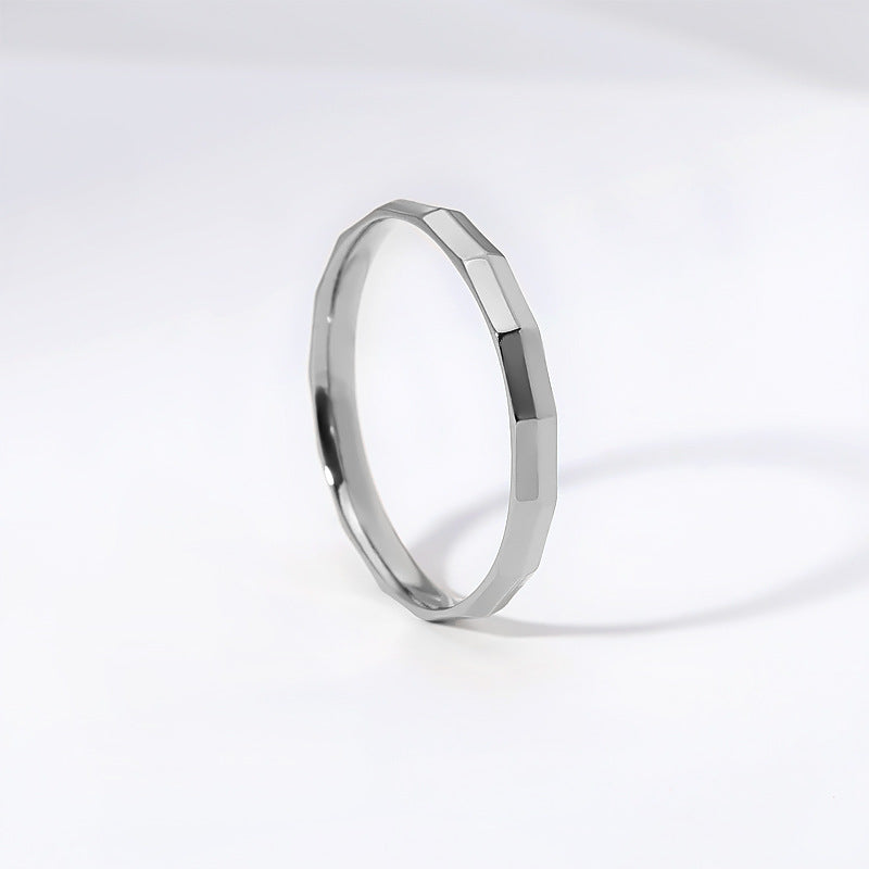 Damen Designer Ring mit hexagonalem Design Shop Nory