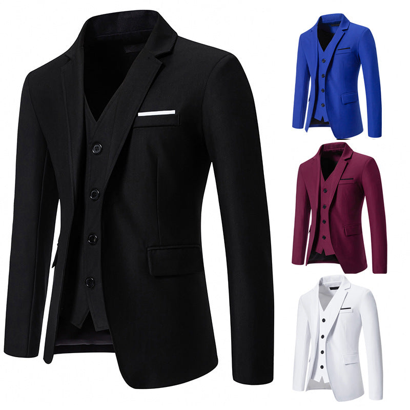 Herren elegant ausgestattetes mit Blazer, Weste