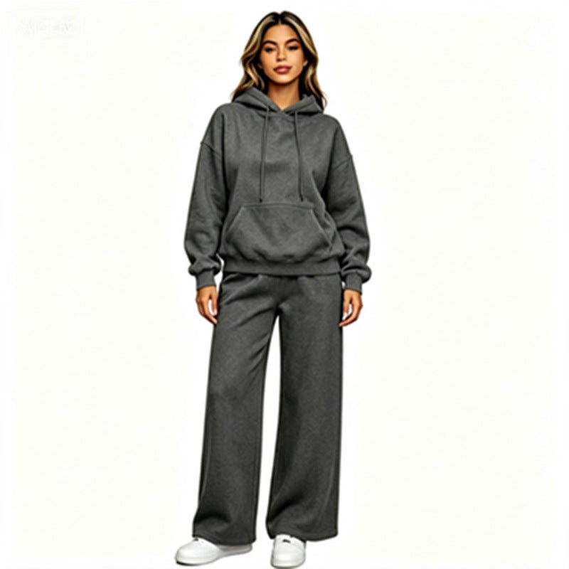 Damen Bequemer Oversized Hoodie mit weiten Jogginghosen Shop Nory