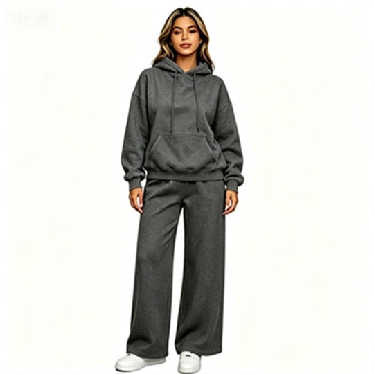 Damen Bequemer Oversized Hoodie mit weiten Jogginghosen Shop Nory