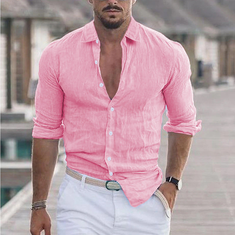 Herren Premium Hemd mit modernem Slim-Fit Schnitt und hautfreundlicher Textur