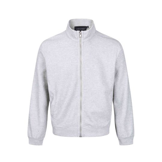 Herren Leichte Sweatjacke aus Baumwoll‑Mix mit Stehkragen, durchgehendem Reißverschluss und Eingrifftaschen Shop Nory