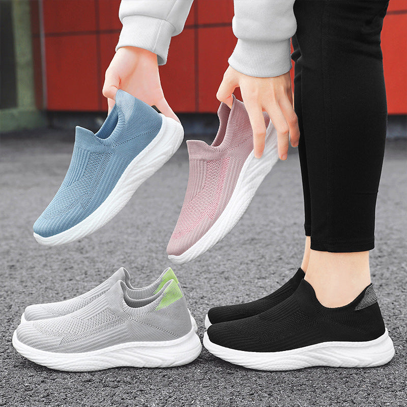 Damen nan nahtloser Strick-Sockensneaker mit extragel dämpfender Wave-EVA-Sohle Shop Nory