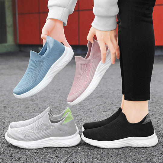 Damen nan nahtloser Strick-Sockensneaker mit extragel dämpfender Wave-EVA-Sohle Shop Nory