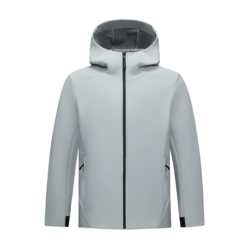 Damen Softshell-Jacke mit Kapuze, taillierte und winddichte Outdoorjacke Shop Nory
