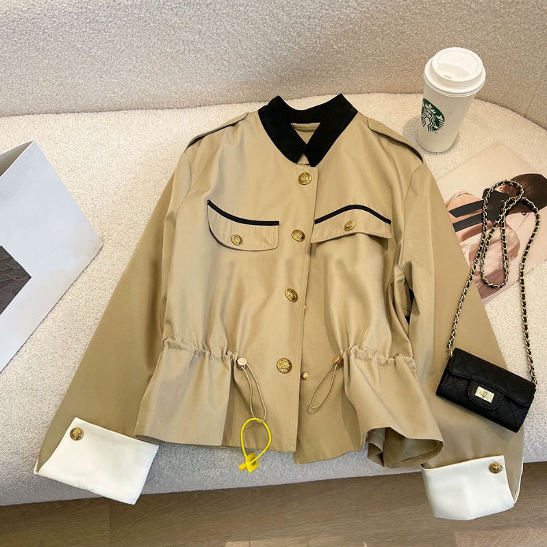 Damen Modische Jacke mit verschließbarer Front Shop Nory