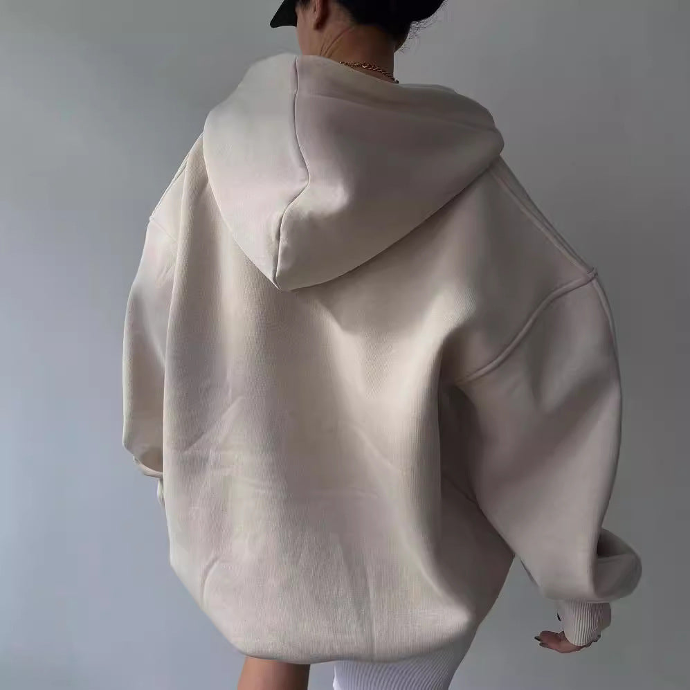 Damen oversized Kapuzenpullover