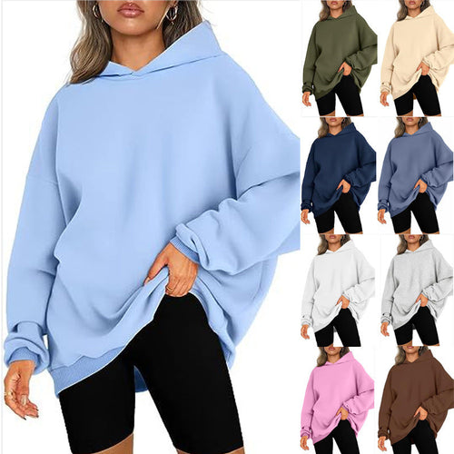 Damen Oversize Hoodie mit Kapuze