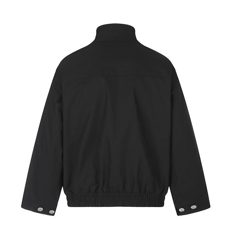 Damen Leichte Oversize-Fieldjacke mit Stehkragen, Druckknopfleiste und aufgesetzten Klappentaschen Shop Nory