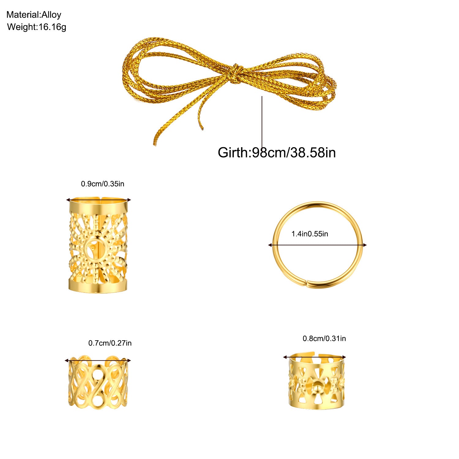 Damen Haarschmuck-Set mit einzigartigen Zopfbändern und dekorativen Elementen Shop Nory
