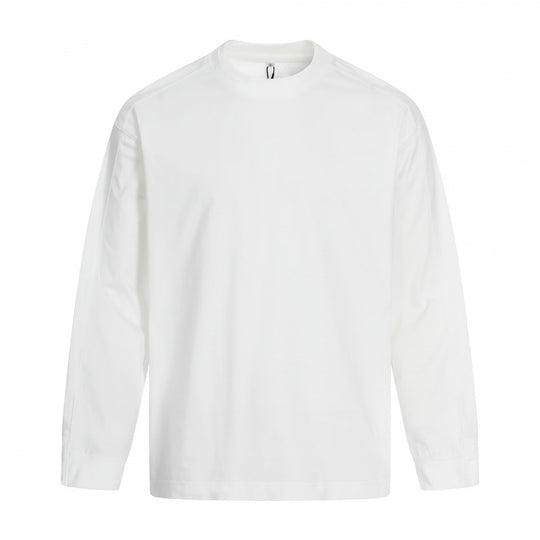 Unisex Langärmeliges Oversize-Basic-Shirt mit Rundhalsausschnitt Shop Nory