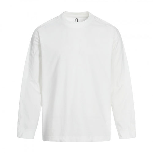 Unisex Langärmeliges Oversize-Basic-Shirt mit Rundhalsausschnitt Shop Nory