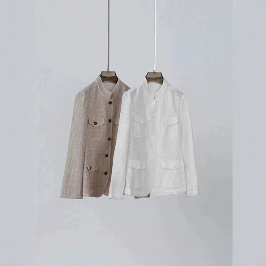 Damen Modische Jacke mit praktischen Taschen Shop Nory