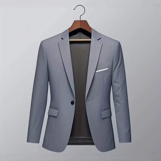 Herren taillierter Business-Sakko mit Stretchkomfort und modernem Revers Shop Nory
