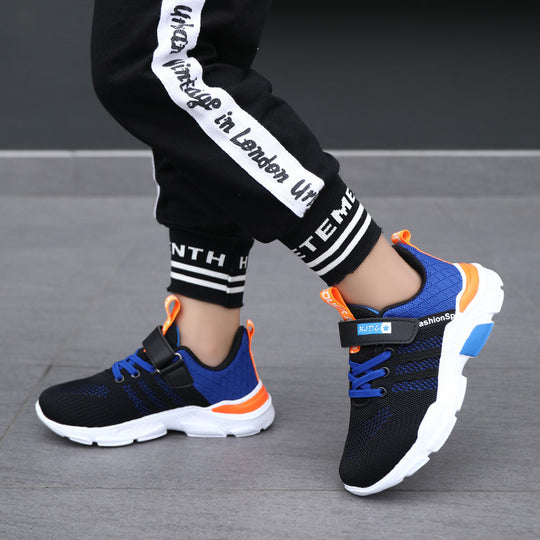Unisex Kinder-Sneaker mit atmungsaktivem Strickschaft und Klettverschluss Shop Nory